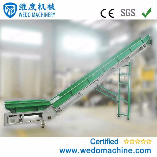 PP Pipe HDPE Bottle Shredding Crushing Washing Recycling Machine with Friction Washer